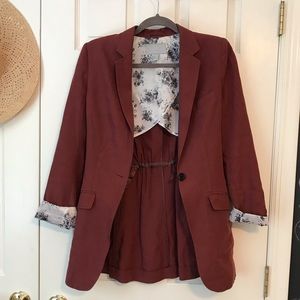 H&M Maroon Blazer
